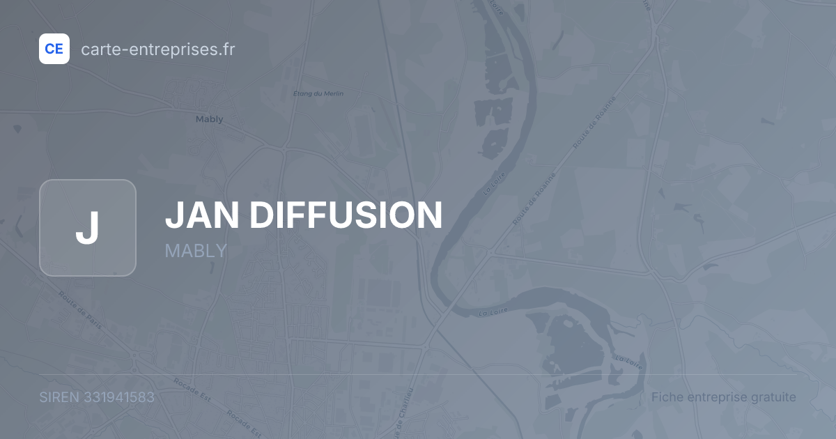 JAN DIFFUSION — 331941583 — fiche entreprise