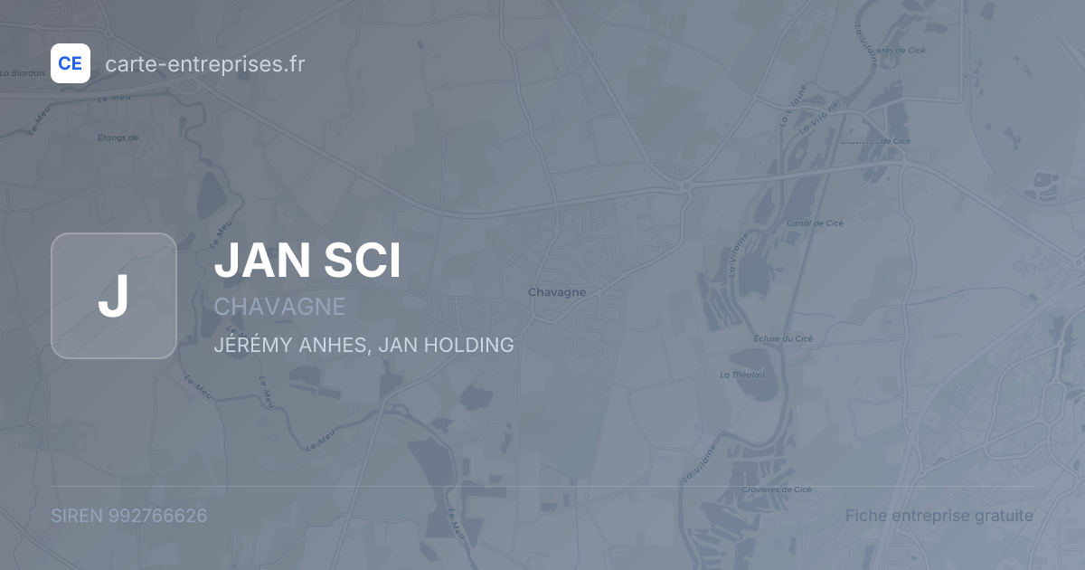 JAN SCI — 992766626 — fiche entreprise
