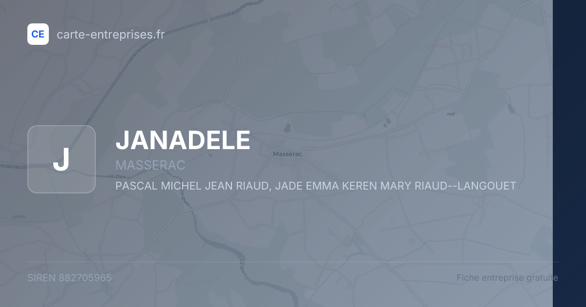 JANADELE — 882705965 — fiche entreprise