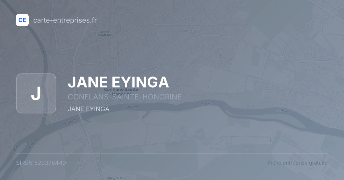 JANE EYINGA — 529378440 — fiche entreprise