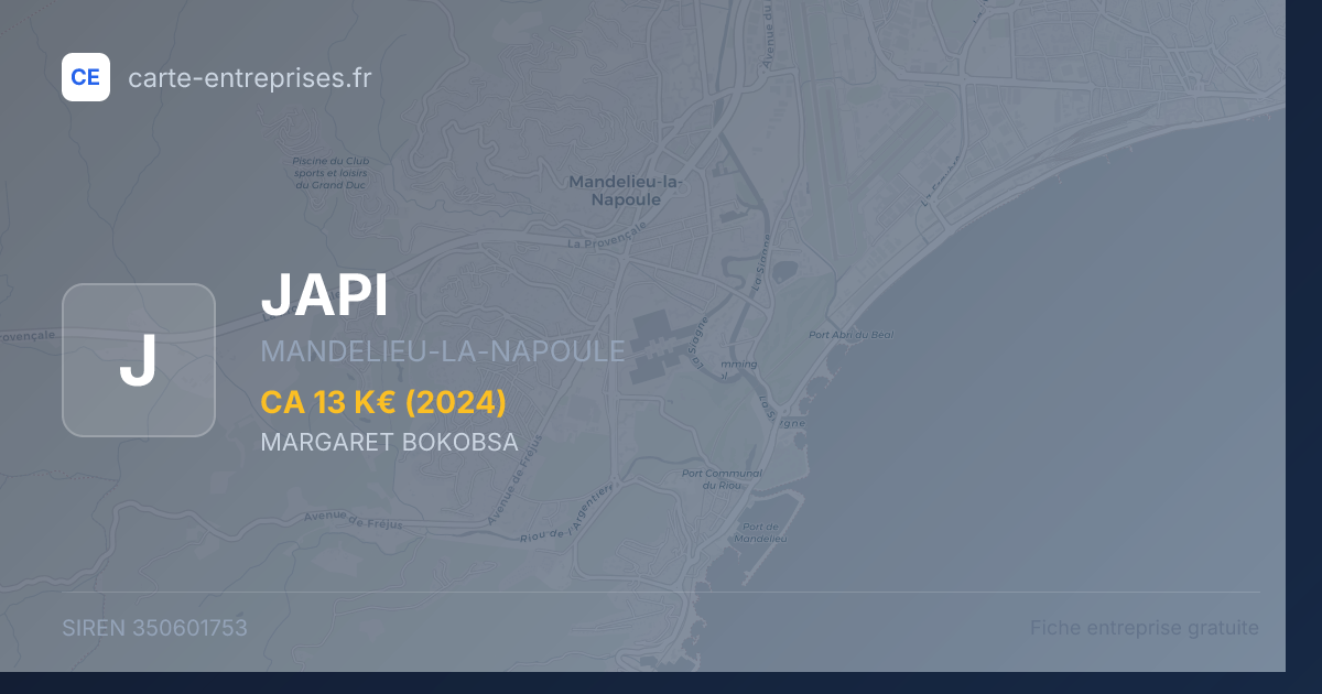JAPI — 350601753 — fiche entreprise