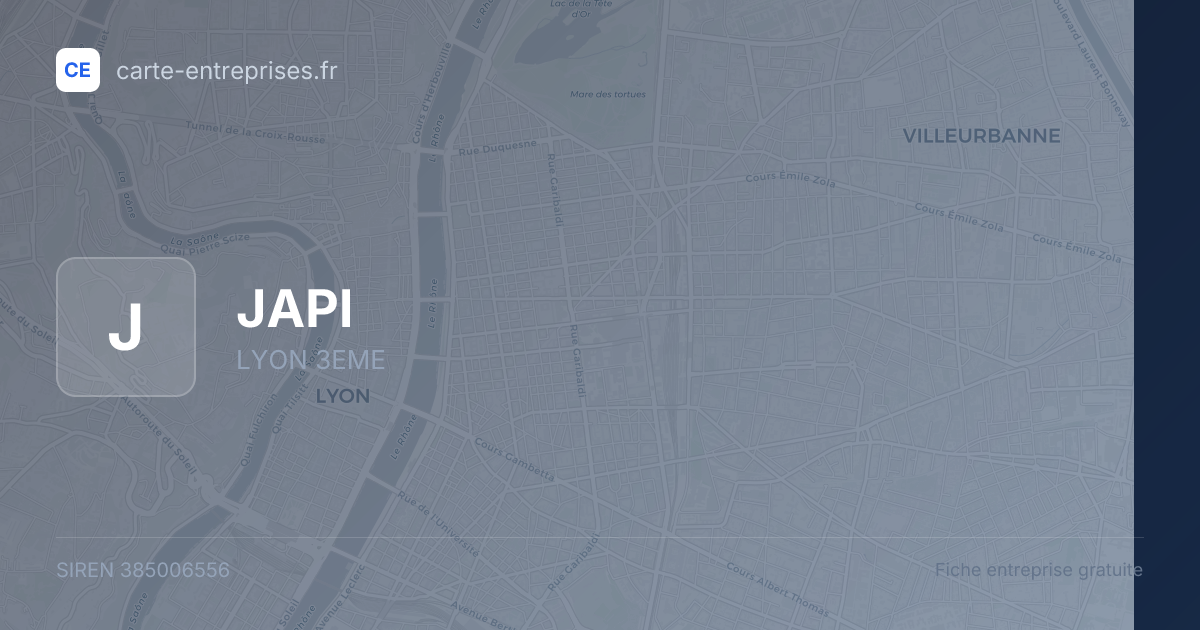 JAPI — 385006556 — fiche entreprise
