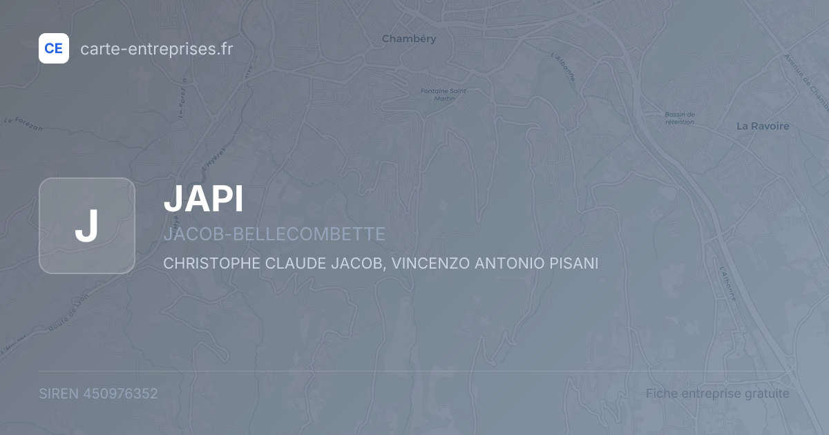 JAPI — 450976352 — fiche entreprise