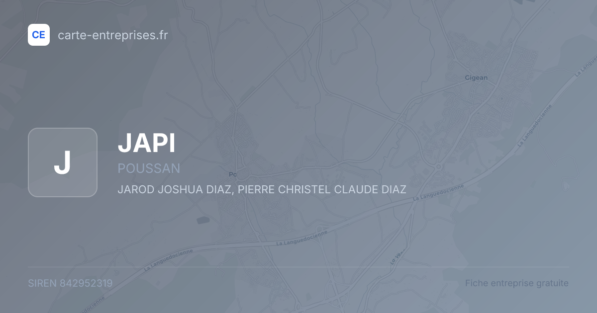 JAPI — 842952319 — fiche entreprise