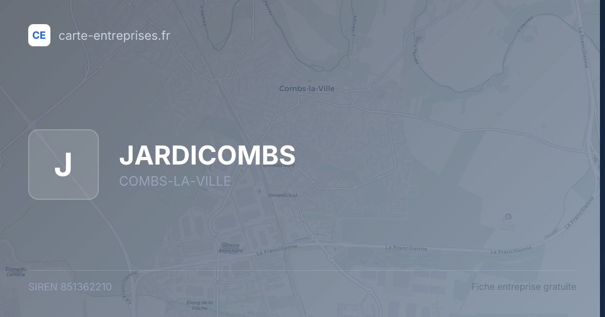 JARDICOMBS — 851362210 — fiche entreprise