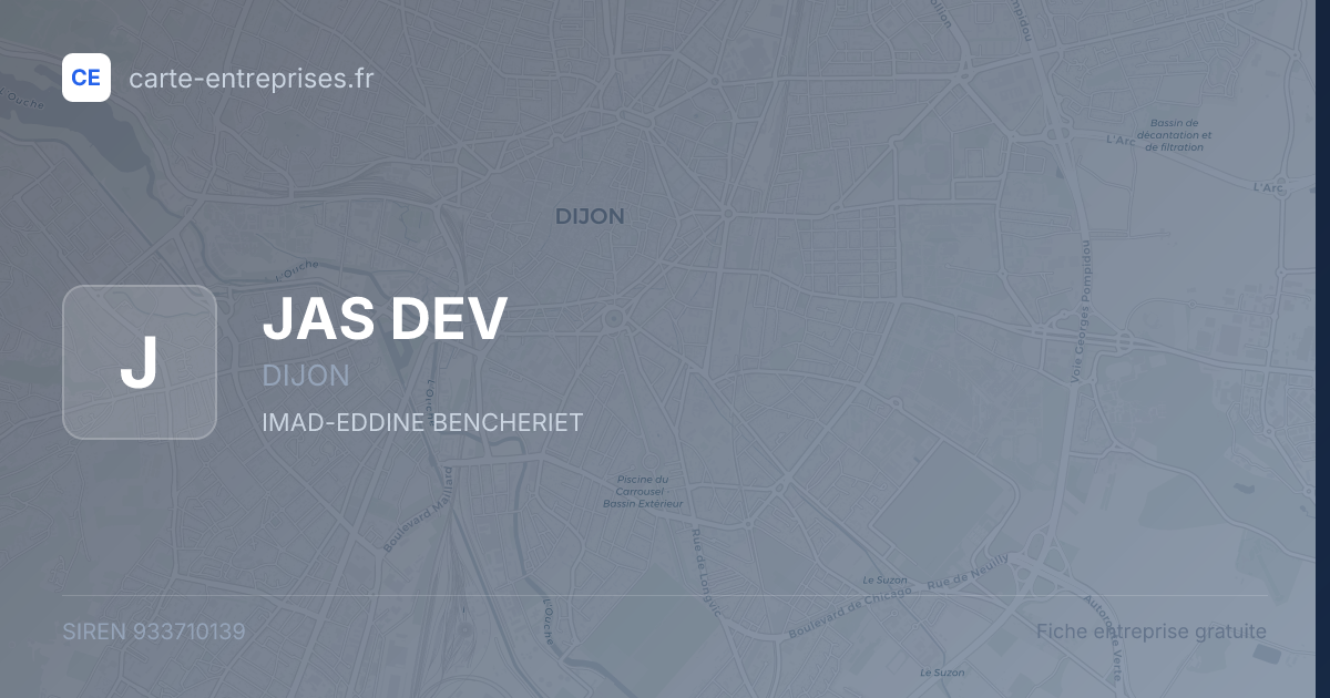 JAS DEV — 933710139 — fiche entreprise