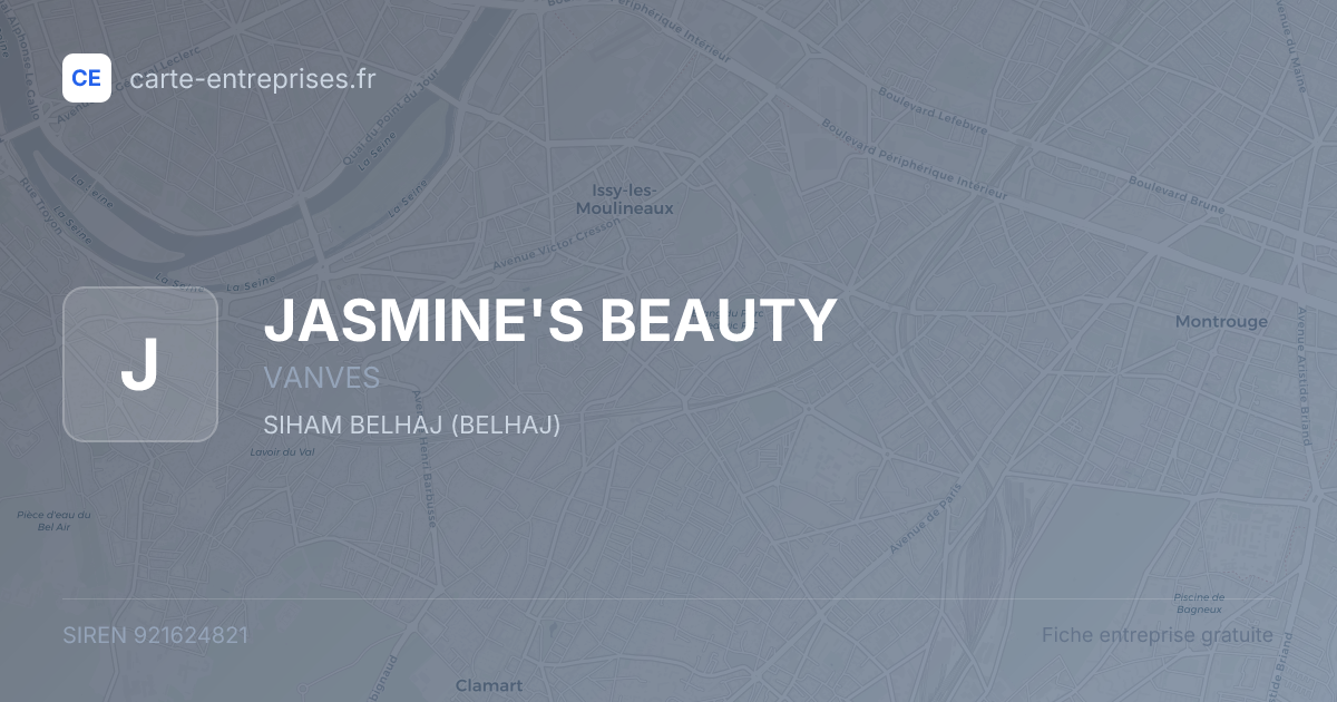 JASMINE'S BEAUTY — 921624821 — fiche entreprise