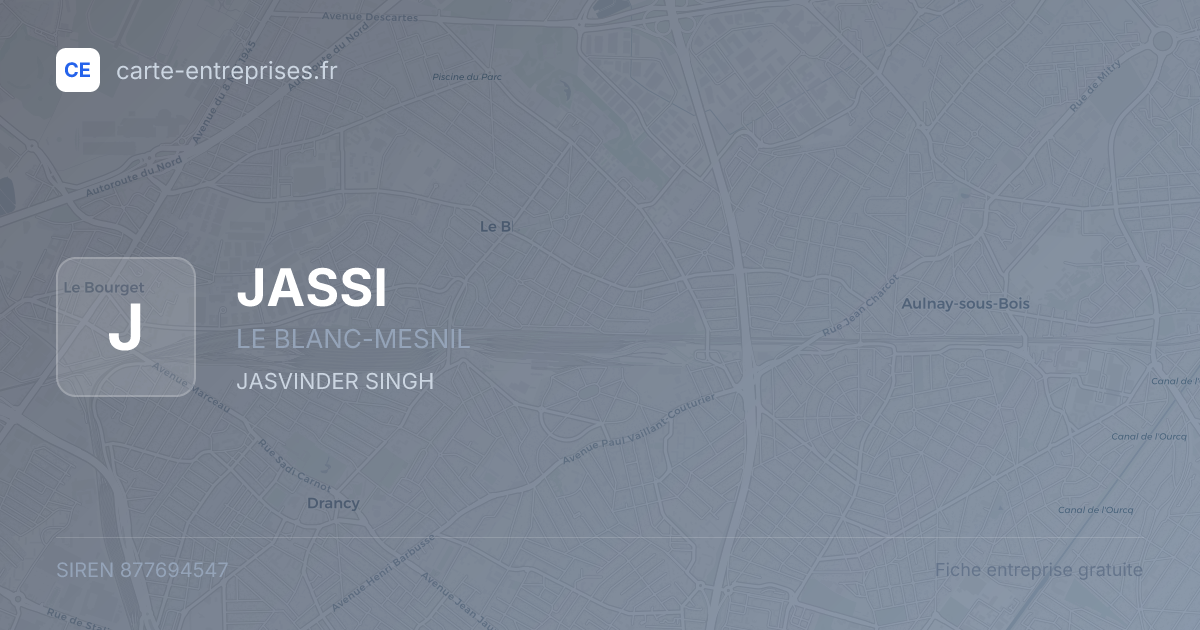 JASSI — 877694547 — fiche entreprise