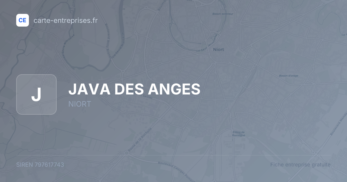 JAVA DES ANGES — 797617743 — fiche entreprise