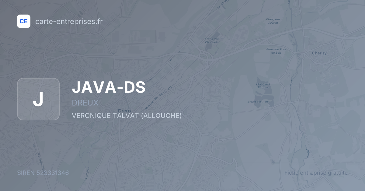 JAVA-DS — 523331346 — fiche entreprise