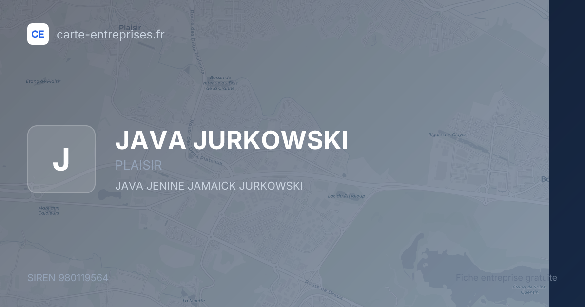 JAVA JURKOWSKI — 980119564 — fiche entreprise