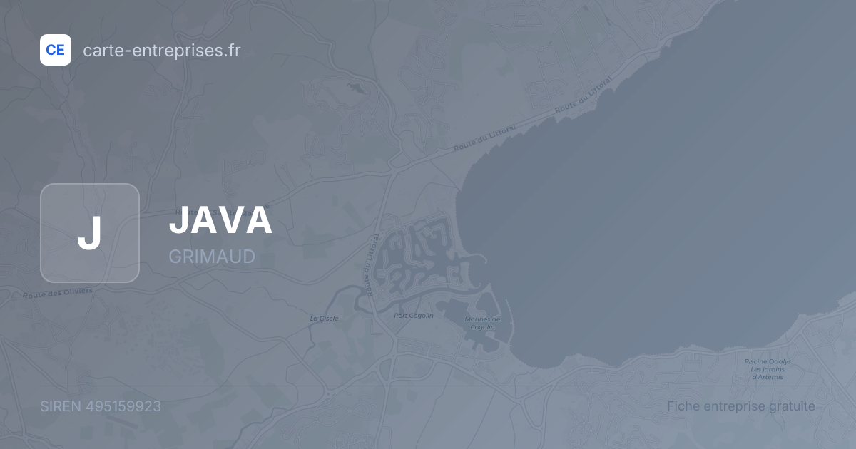 JAVA — 495159923 — fiche entreprise