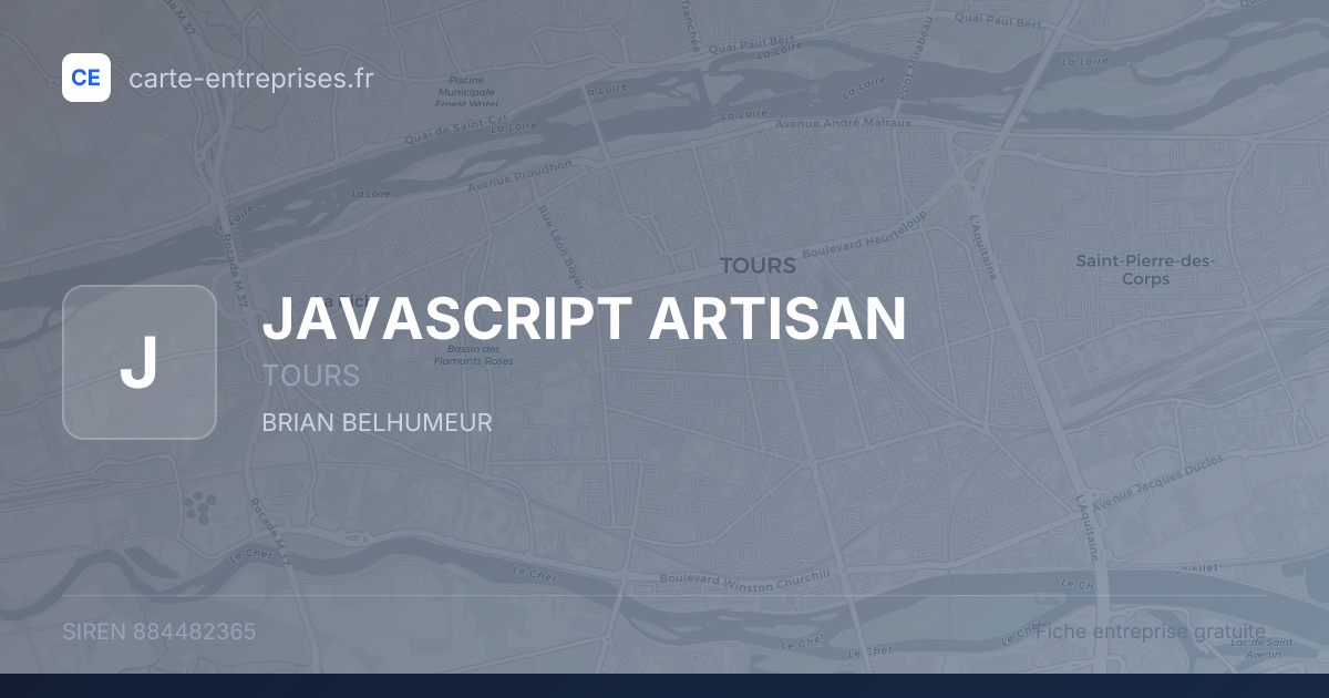 JAVASCRIPT ARTISAN — 884482365 — fiche entreprise