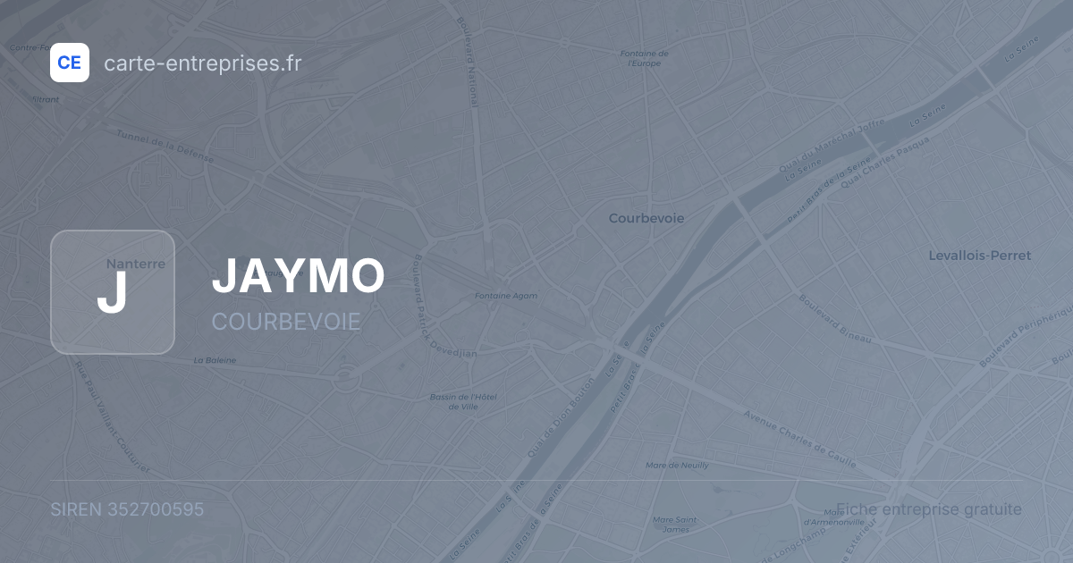 JAYMO — 352700595 — fiche entreprise