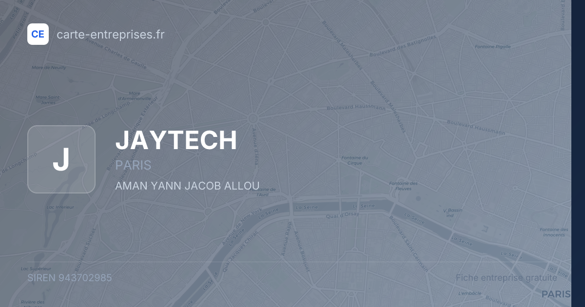 JAYTECH — 943702985 — fiche entreprise