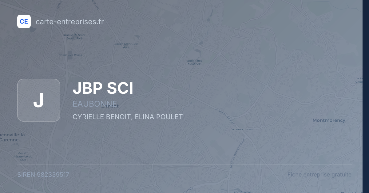 JBP SCI — 982339517 — fiche entreprise