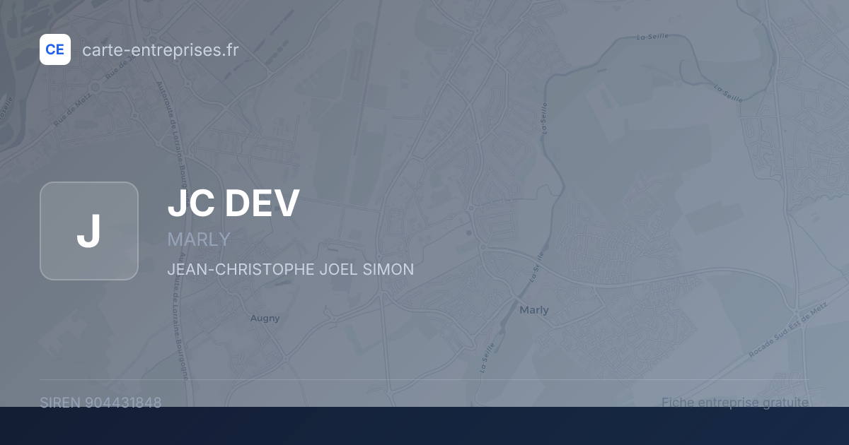 JC DEV — 904431848 — fiche entreprise