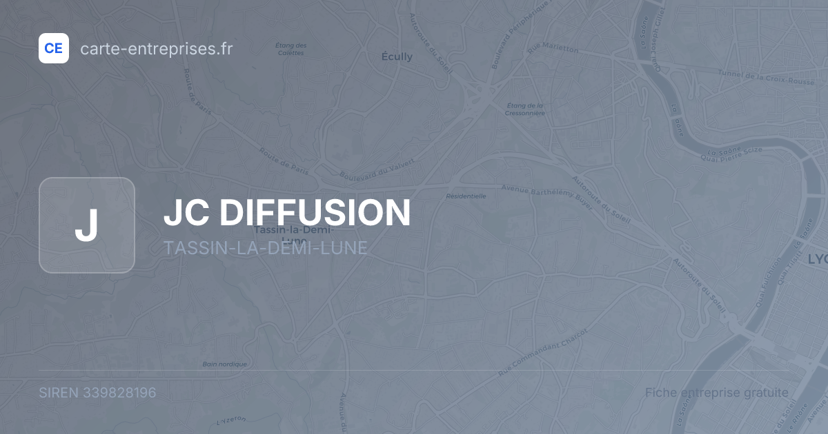 JC DIFFUSION — 339828196 — fiche entreprise