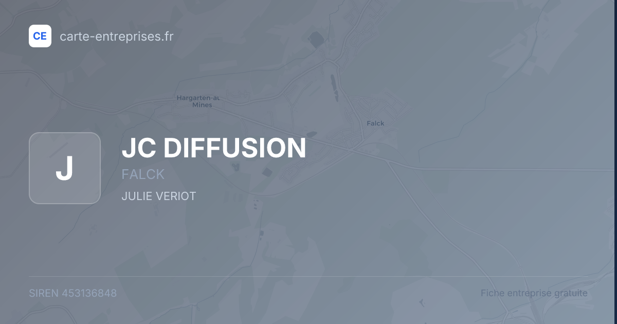 JC DIFFUSION — 453136848 — fiche entreprise