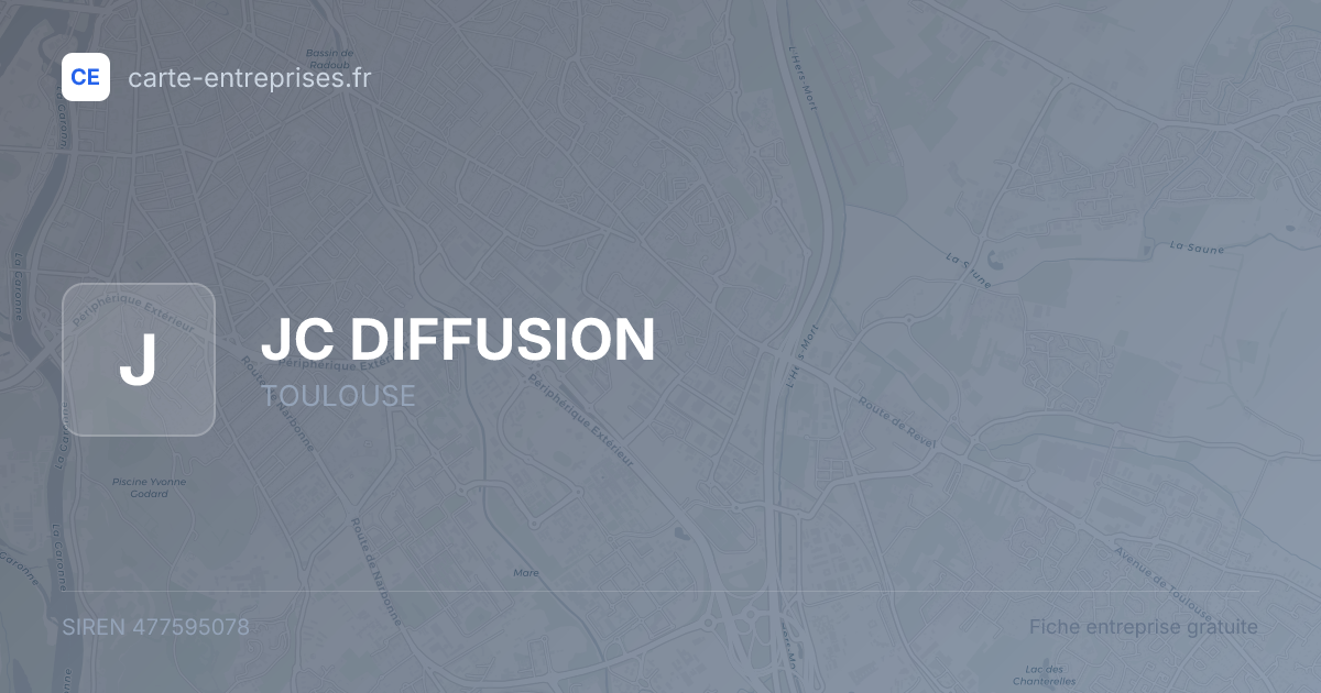 JC DIFFUSION — 477595078 — fiche entreprise