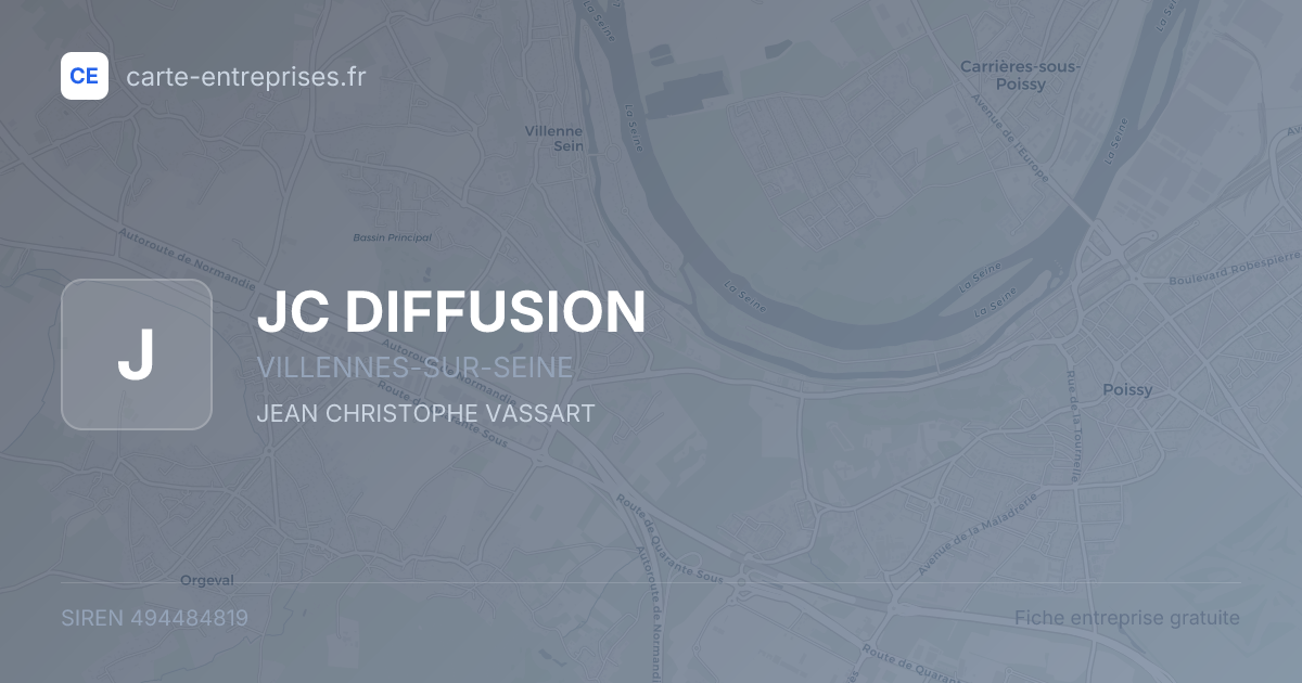 JC DIFFUSION — 494484819 — fiche entreprise