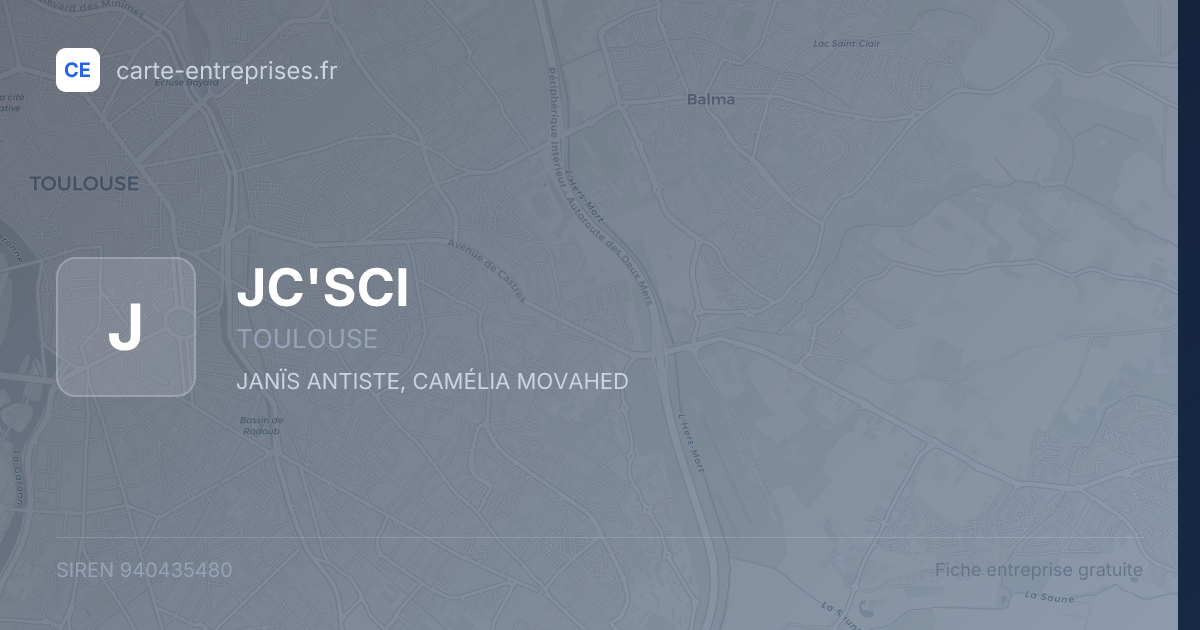 JC'SCI — 940435480 — fiche entreprise