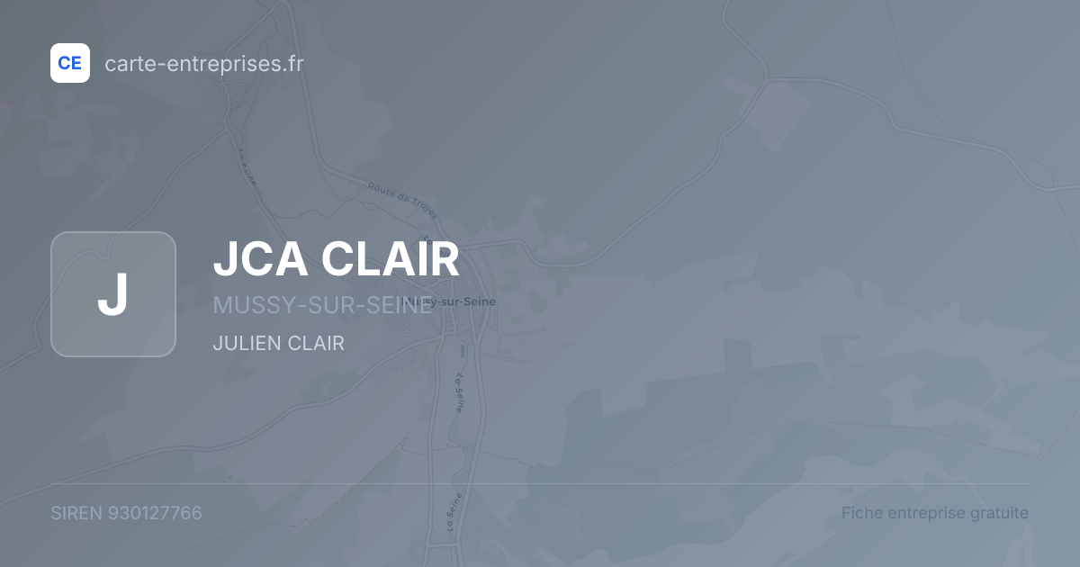 JCA CLAIR — 930127766 — fiche entreprise