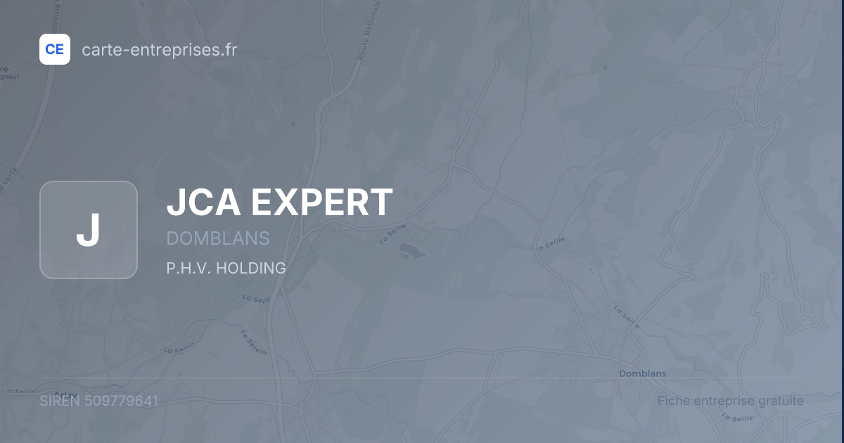 JCA EXPERT — 509779641 — fiche entreprise