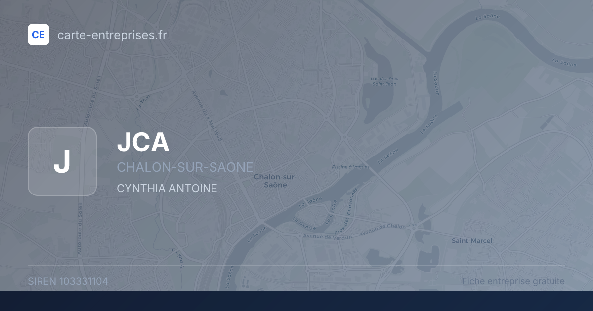 JCA — 103331104 — fiche entreprise