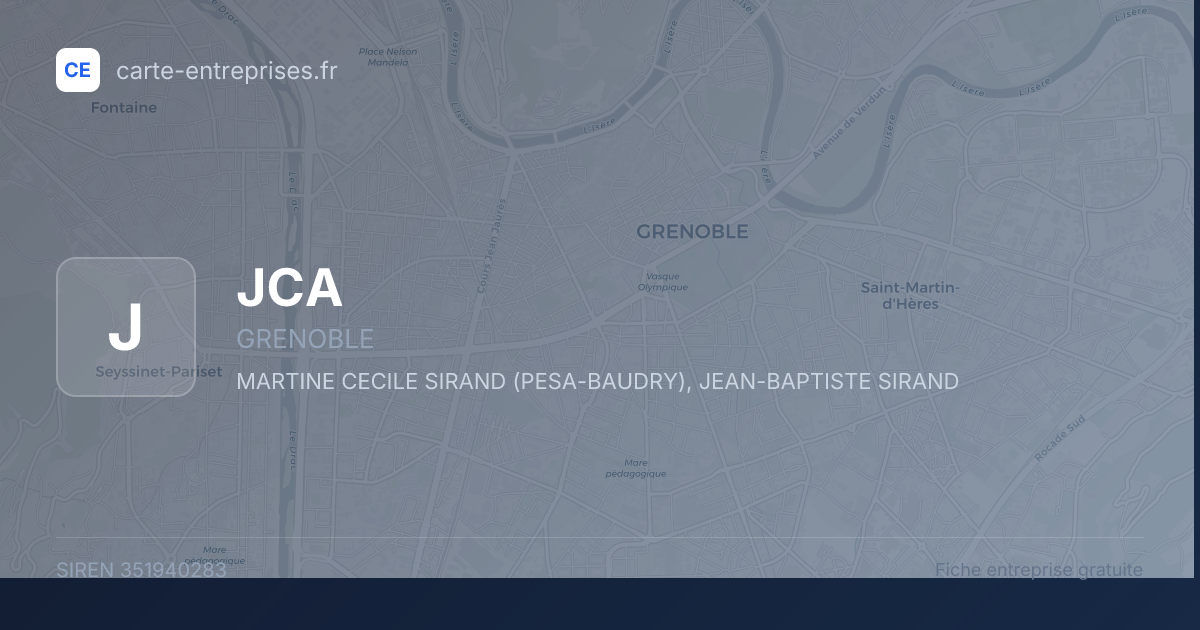 JCA — 351940283 — fiche entreprise