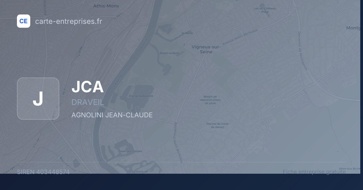 JCA — 403448574 — fiche entreprise