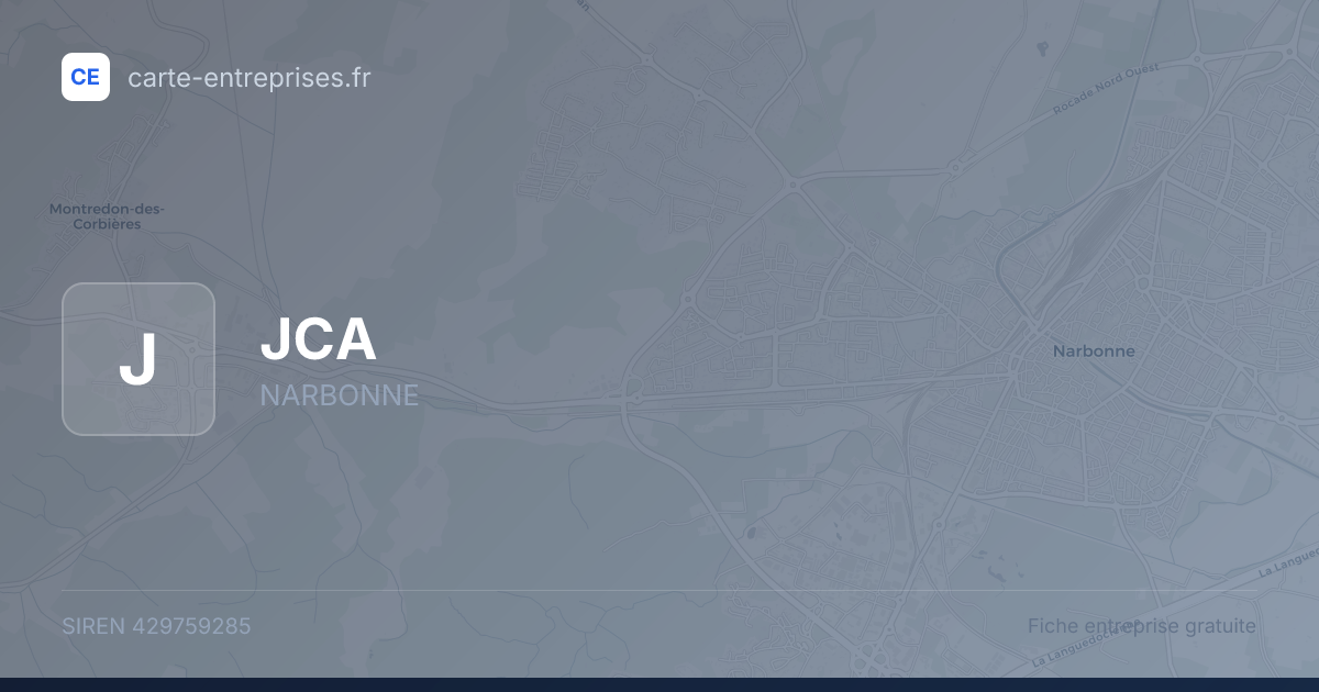 JCA — 429759285 — fiche entreprise
