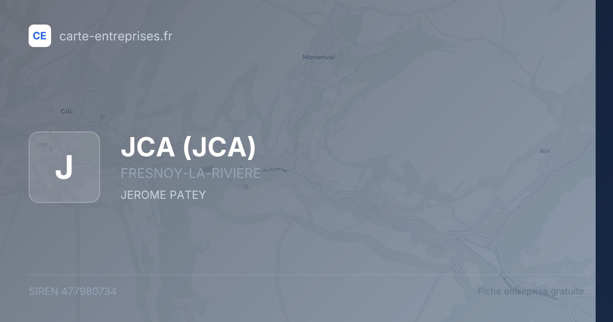 JCA — 477980734 — fiche entreprise