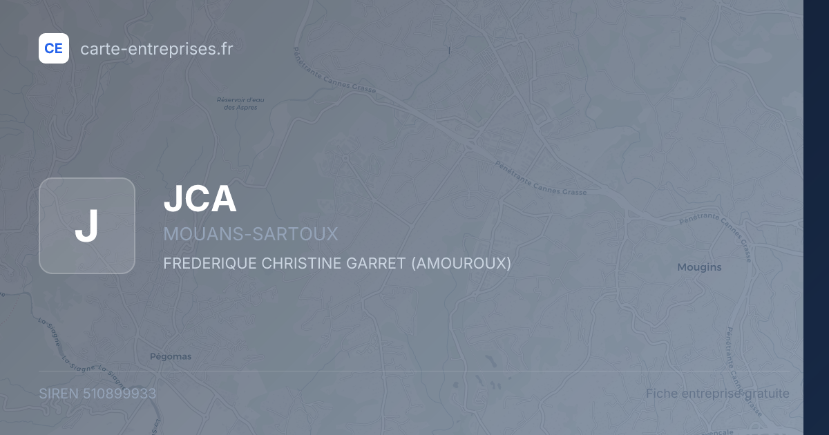 JCA — 510899933 — fiche entreprise