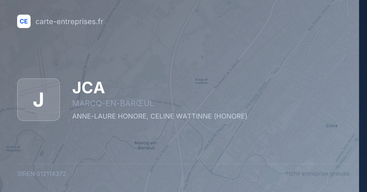 JCA — 512114372 — fiche entreprise