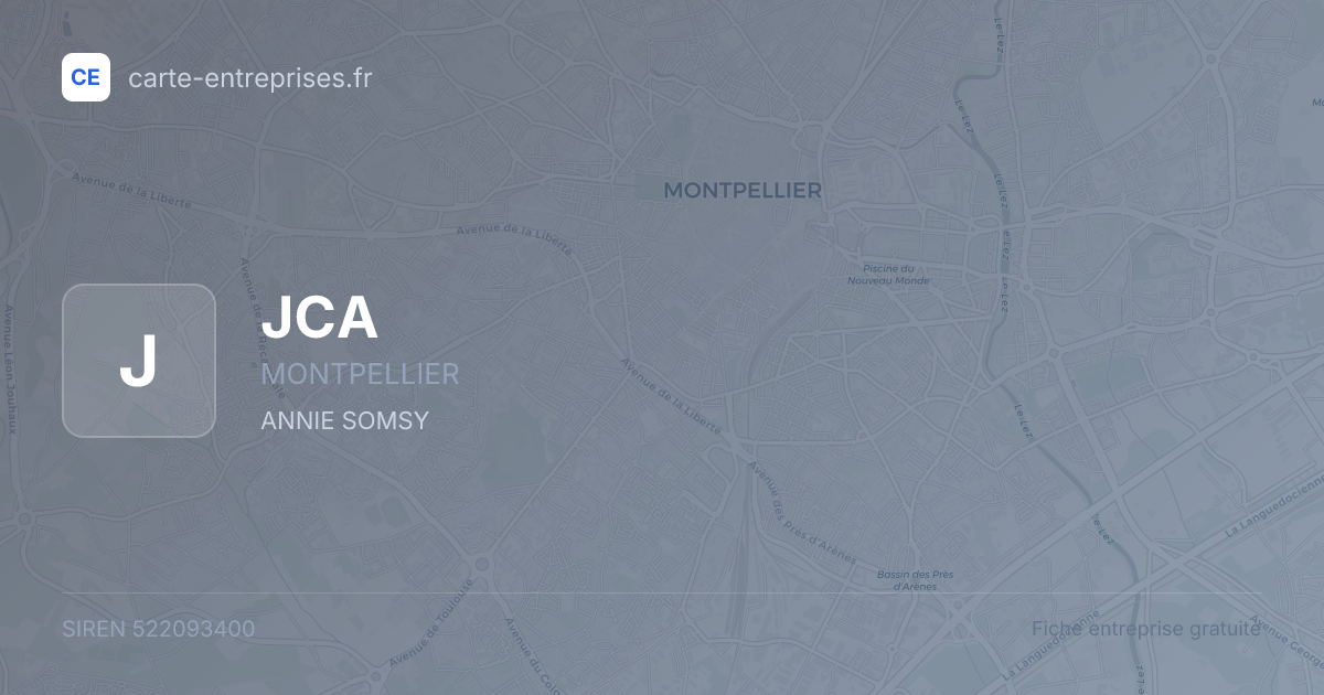 JCA — 522093400 — fiche entreprise