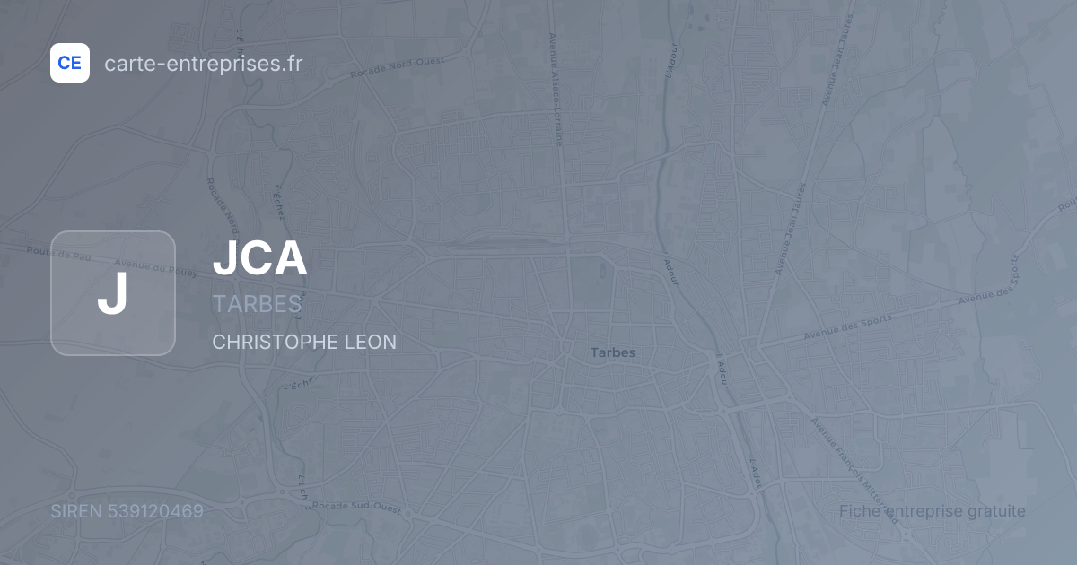 JCA — 539120469 — fiche entreprise