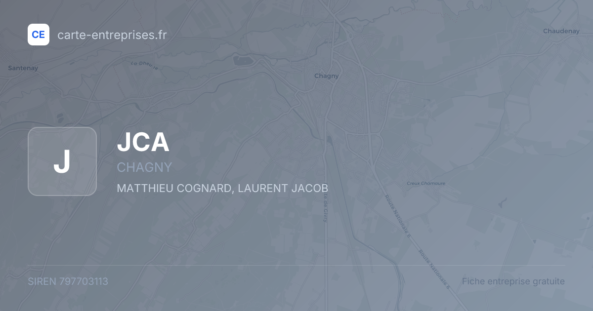 JCA — 797703113 — fiche entreprise