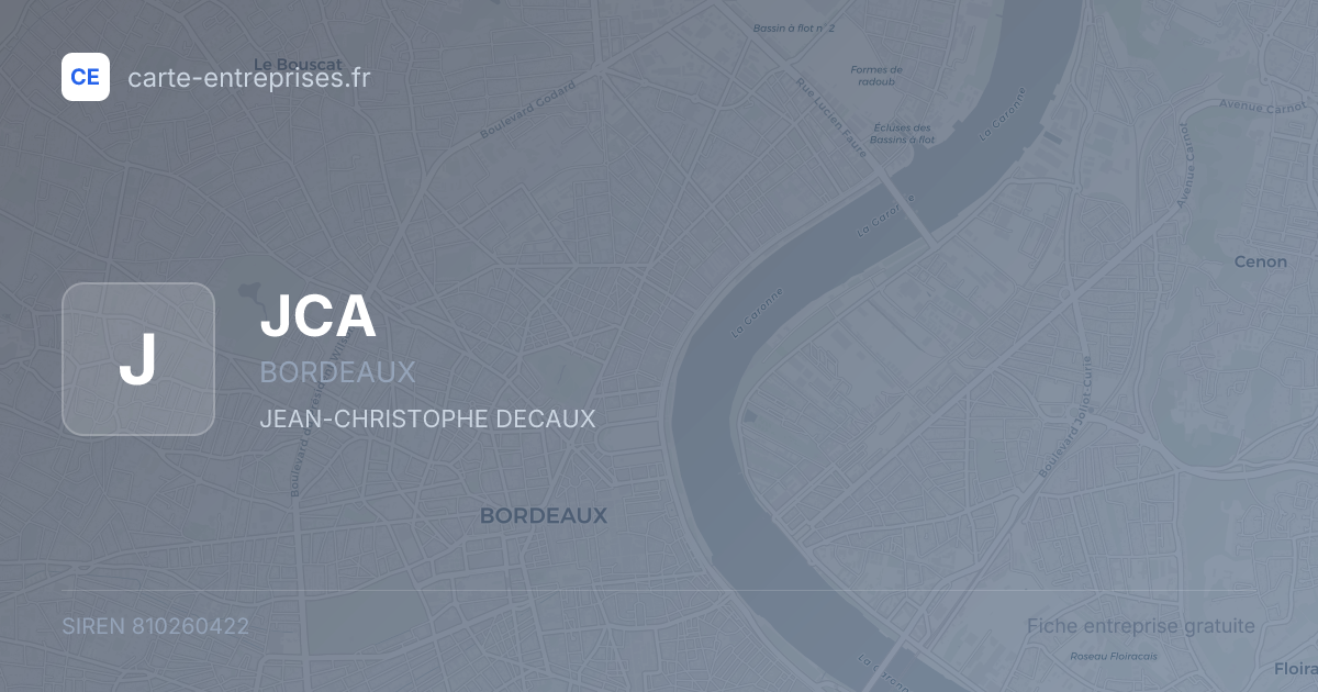 JCA — 810260422 — fiche entreprise