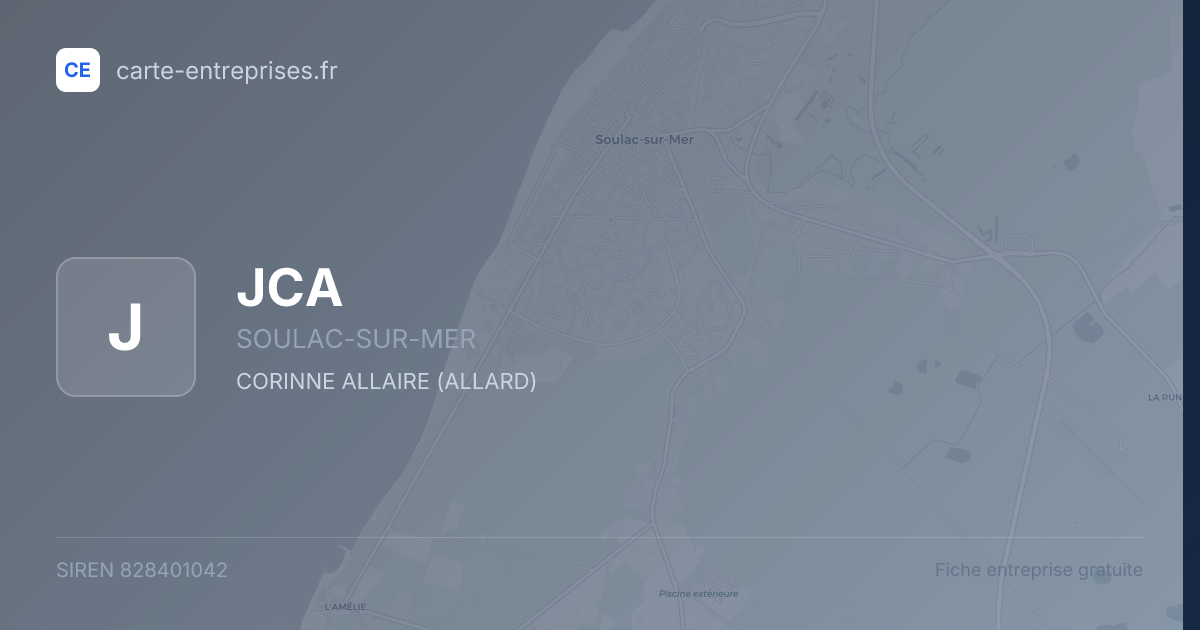 JCA — 828401042 — fiche entreprise
