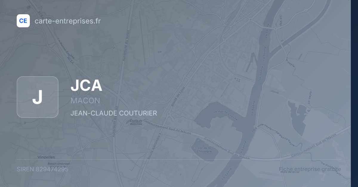 JCA — 829474295 — fiche entreprise