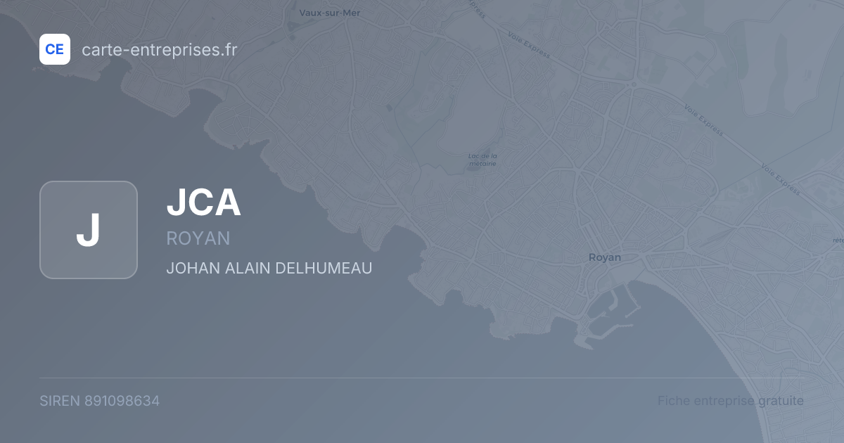 JCA — 891098634 — fiche entreprise