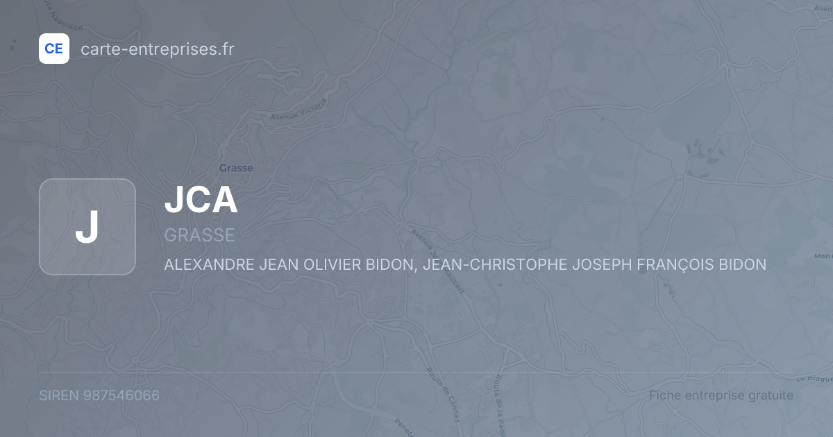JCA — 987546066 — fiche entreprise
