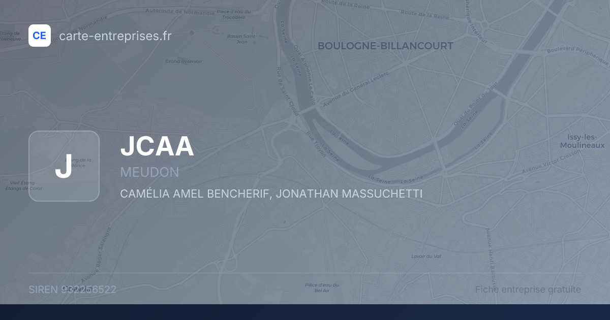 JCAA — 932256522 — fiche entreprise