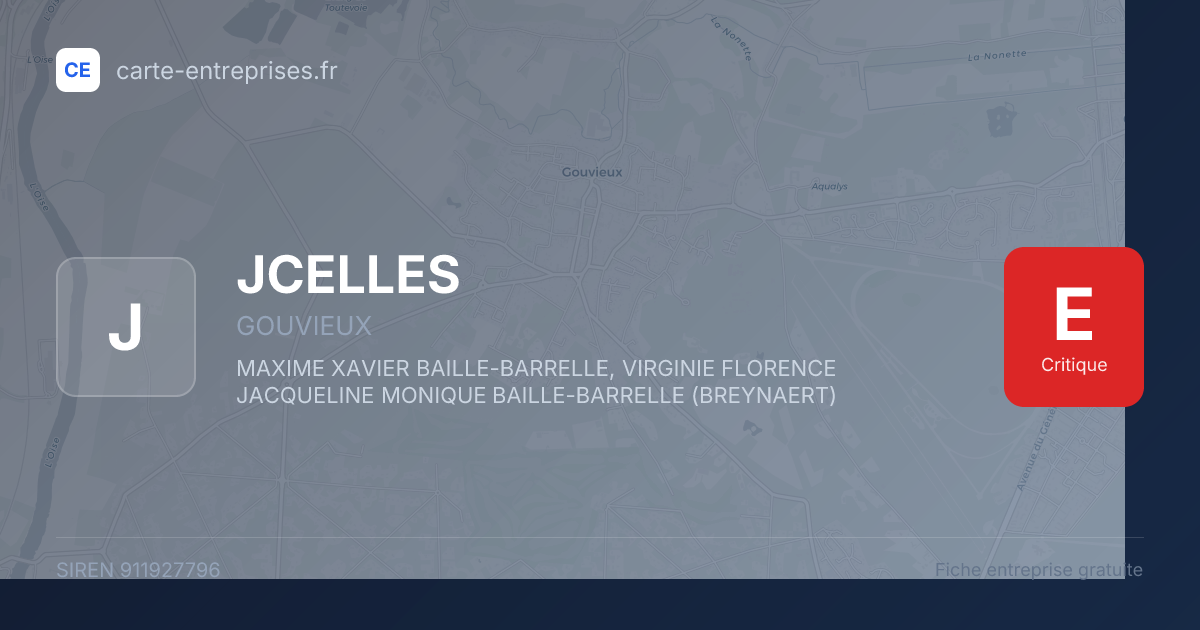 JCELLES — 911927796 — fiche entreprise
