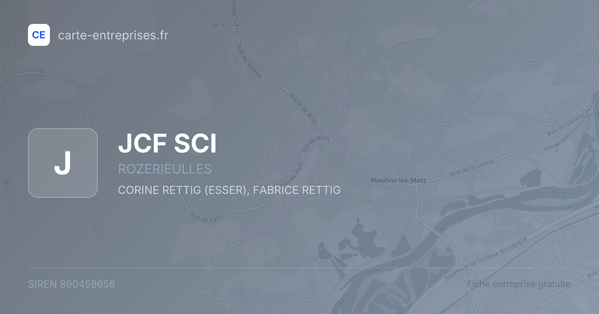 JCF SCI — 890458656 — fiche entreprise