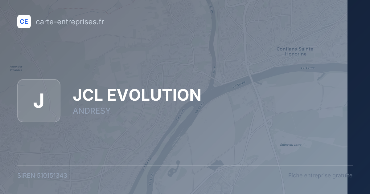 JCL EVOLUTION — 510151343 — fiche entreprise