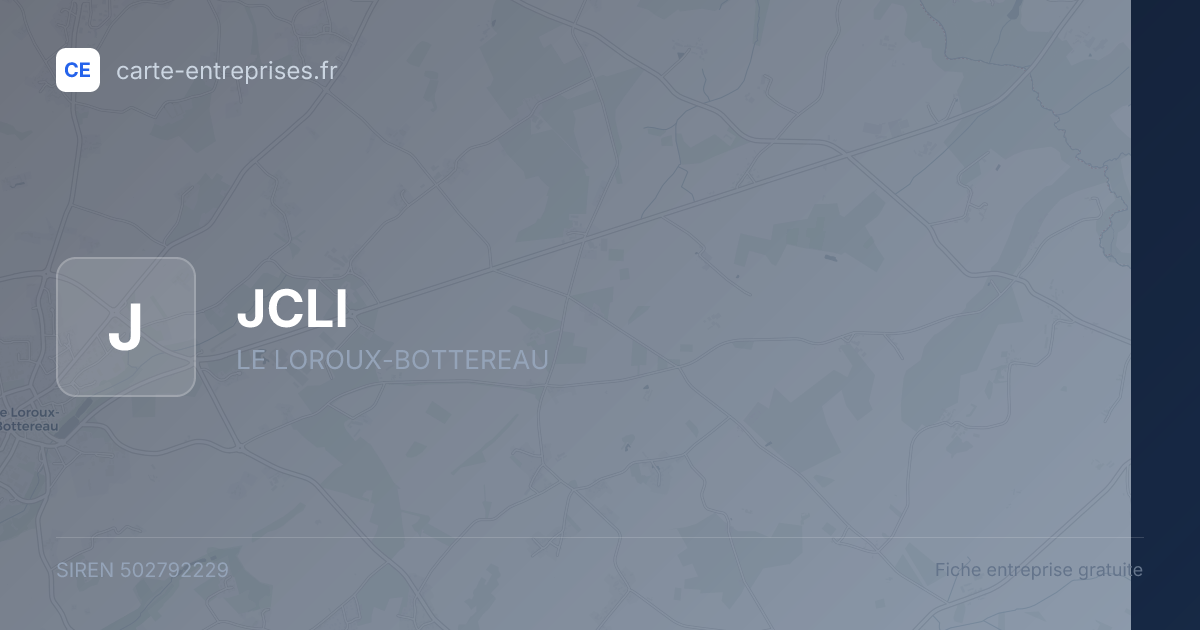 JCLI — 502792229 — fiche entreprise