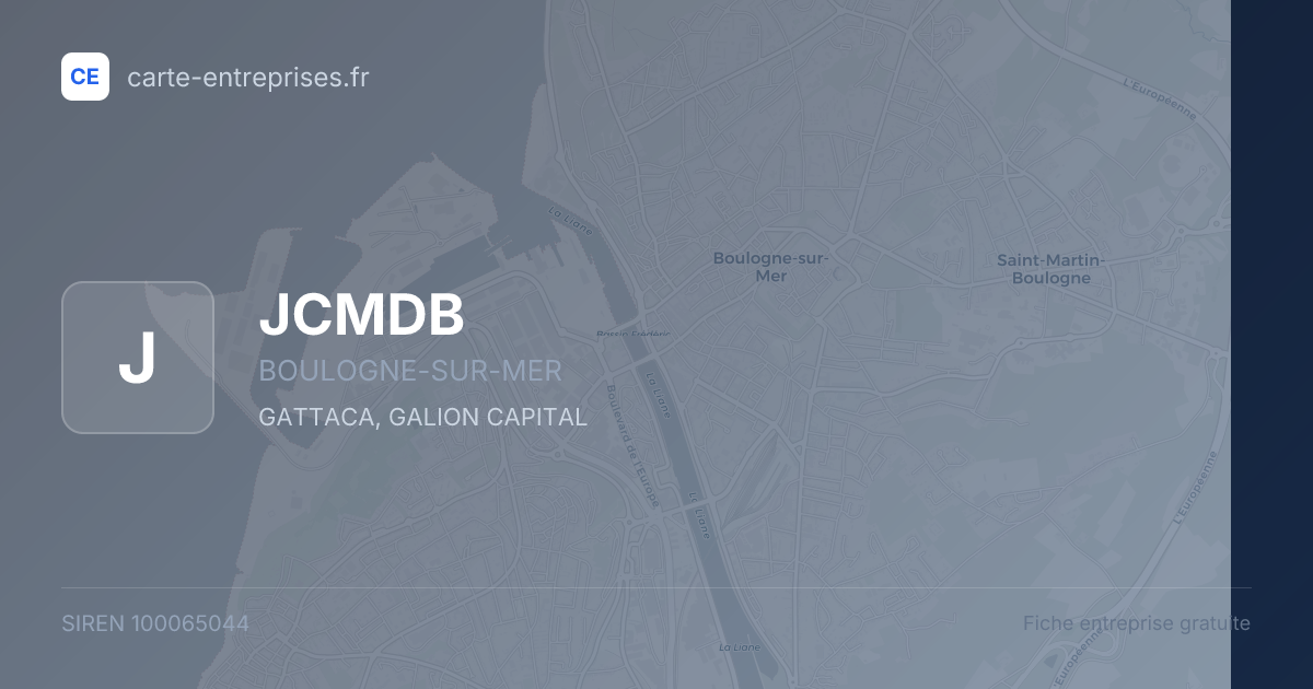 JCMDB — 100065044 — fiche entreprise