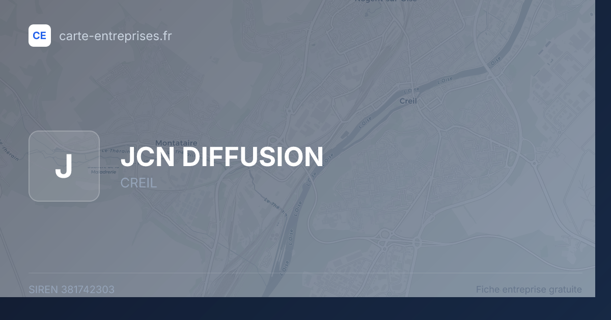 JCN DIFFUSION — 381742303 — fiche entreprise